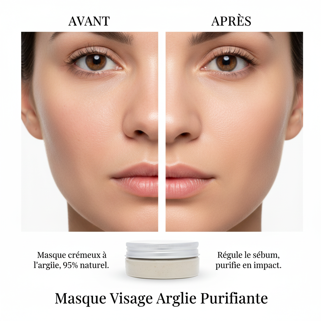 Masque Visage Argile Purifiante